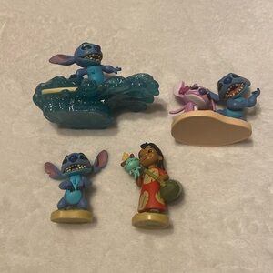 DISNEY LILO & STITCH Set Of 4 Figurines